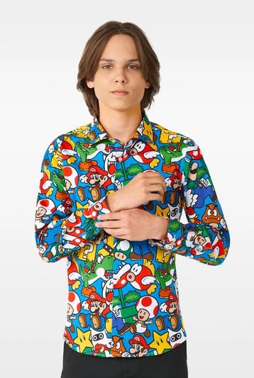 Super Mario™ Overhemd Jongens, Ophalen of Verzenden, Nieuw