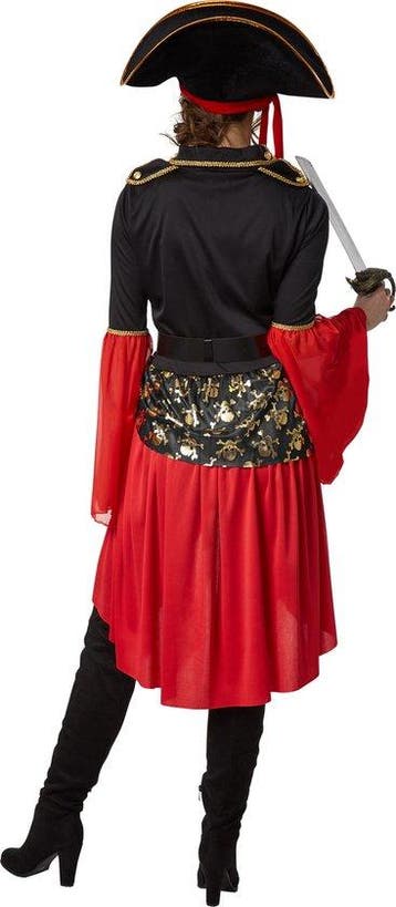2dekans | Dressforfun Vrouwenkostuum piratenkoningin XL -, Ophalen of Verzenden, Zo goed als nieuw