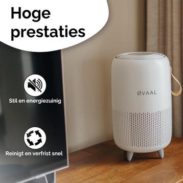 Øvaal Luchtreiniger - Air Purifier - met vervangbaar HEPA13, Ophalen of Verzenden, Zo goed als nieuw