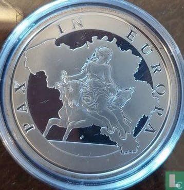 België 20 euro 2015 (PROOF) 70 years of peace in Europe, Verzenden, Losse munt, Goud