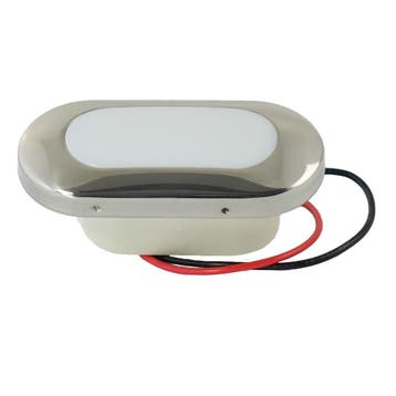 Inbouwspot Merak, Courtesy Light-Merak 12V-4 LEDs RVS gepol, Ophalen of Verzenden, Nieuw