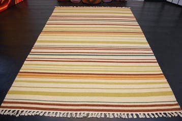 Handgeweven Kelim tapijt wol nieuw - Kelim - 200 cm - 140 cm, Nieuw