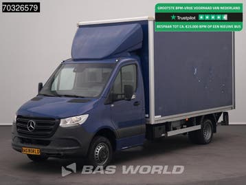 Zakelijke Lease |  Mercedes-Benz Sprinter 517 CDI Laadklep D, Stof, Gebruikt, Euro 6, Blauw