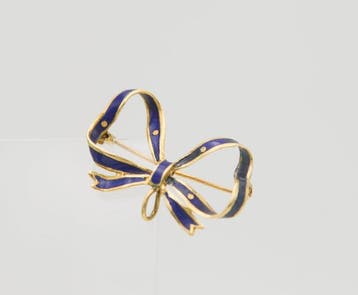 Broche - 18 karaat Geel goud, Sieraden, Tassen en Uiterlijk, Antieke sieraden