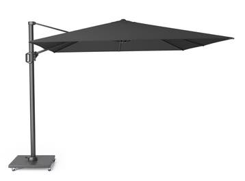 Challenger T1 premium zweefparasol 300x300 cm faded black, Ophalen of Verzenden, Nieuw