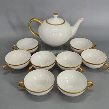 Arzberg Porzellan Teeservice – Edles Set mit Goldrand -