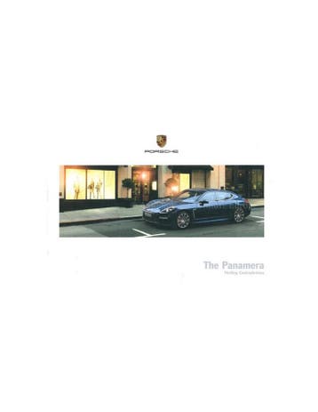 2016 PORSCHE PANAMERA HARDCOVER BROCHURE ENGELS, Nieuw, Porsche, Author