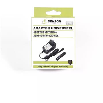 Benson Universele Ac/Dc adapter - 3-12V - 6 verwisselbare..., Ophalen of Verzenden, Nieuw