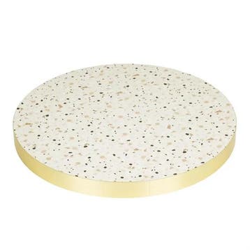 rond tafelblad in terrazzostijl | 600 mm, Verzenden, Nieuw in verpakking
