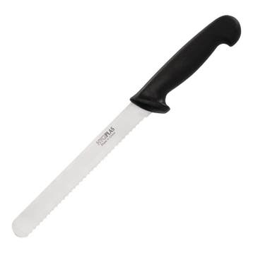 Professioneel broodmes zwart 20,5 cm, Verzenden
