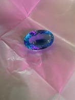 Zonder minimumprijs - 1 pcs Blauw Topaas - 65.38 ct -, Nieuw