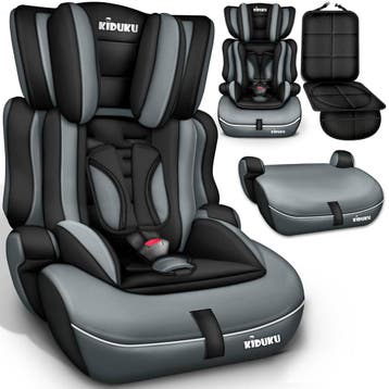 Autostoel - Autostoeltje - 9-36 kg - 1-12 jaar - Zwart - KID, Kinderen en Baby's, Autostoeltjes, Verzenden, Zo goed als nieuw