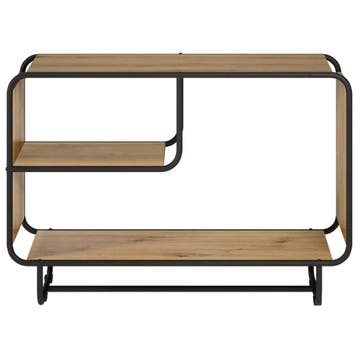 vidaXL Dressoir Artisanaal eiken 93,5 x 37,5 x 64,5 cm, Verzenden, Nieuw, Overige houtsoorten, Minder dan 50 cm
