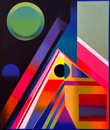 Frank Arias (1994) - ABST.No.21-Materia Oscura, Antiek en Kunst