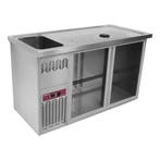 Diamond Modulair Barstation | BarLine | 370L | RVS | 2 Compa, Witgoed en Apparatuur, Ophalen of Verzenden, Nieuw