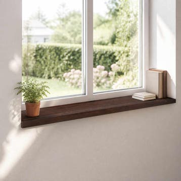 vidaXL Raamkozijnen 2 st Donkerbruin 140 x 25 x 2 cm, Doe-het-zelf en Verbouw, Verzenden, Nieuw