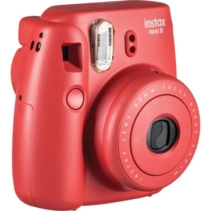 Fujifilm Instax Mini 8 Instant Camera - Rood, Audio, Tv en Foto, Fotocamera's Analoog, Zo goed als nieuw, Verzenden