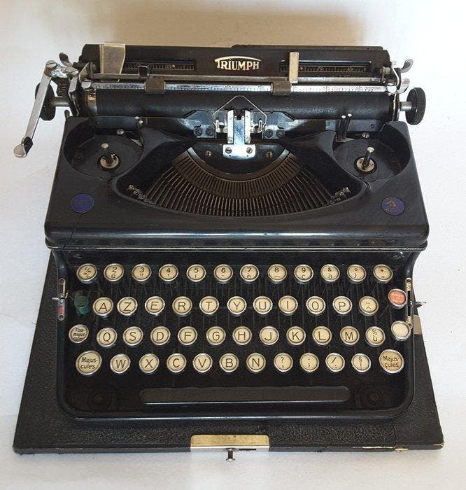 Triumph Perfekt - Typemachine - 1940-1950, Antiek en Kunst, Kunst | Designobjecten