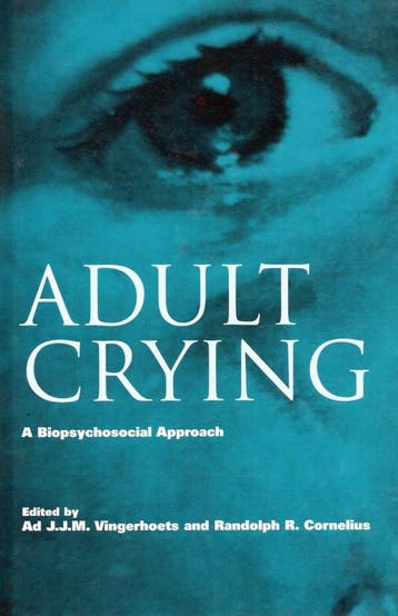 Adult Crying - Ad J.J.M. Vingerhoets - 9781583912256 - Hardc, Verzenden, Nieuw