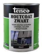 Tenco houtcoat zwart 1 liter, Verzenden, Nieuw