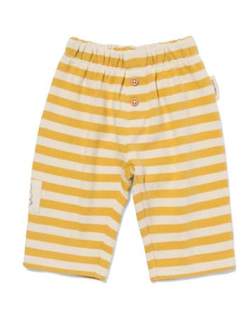 HEMA Nijntje babybroek comfy fit sweatstof strepen ecru, Verzenden, Nieuw