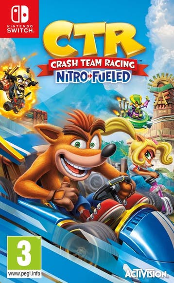 Crash Team Racing Nitro-Fueled (verpakking Italiaans, gam..., Verzenden, Gebruikt, Vanaf 3 jaar
