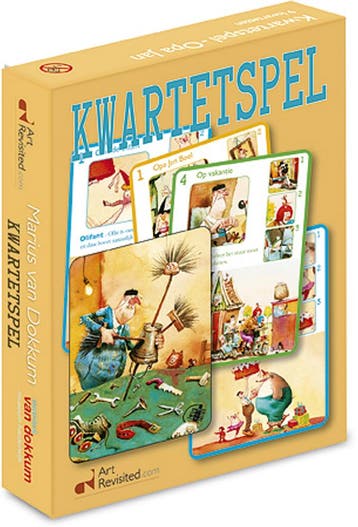 Kwartetspel XL - Opa Jan | Art Revisited - Kaartspellen, Verzenden, Nieuw