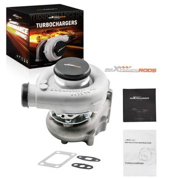 Universele turbo T3/T4 T04E met T3-flens 5-bouts uitlaatf..., Verzenden, Nieuw, Universele onderdelen