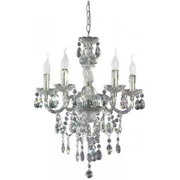 LED Kroonluchter - Trion Lucy - E14 Fitting - 5-lichts -, Huis en Inrichting, Lampen | Hanglampen, Ophalen of Verzenden, Nieuw