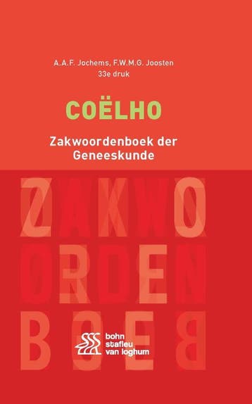 Coëlho zakwoordenboek der geneeskunde, 9789036820967, Verzenden, Zo goed als nieuw, HBO