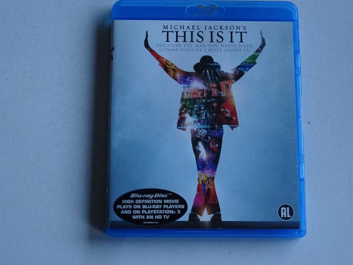 Michael Jackson - This is it (blu-ray), Cd's en Dvd's, Dvd's | Muziek en Concerten, Zo goed als nieuw, Verzenden