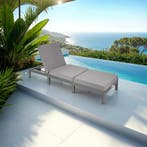 Wicker ligbed Sofia - grijs, Verzenden, Nieuw