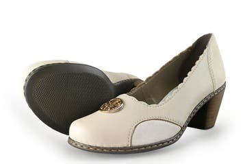 Rieker Pumps in maat 37 Wit, Kleding | Dames, Schoenen, Pumps, Verzenden, Wit, Gedragen