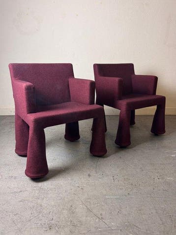 Moooi - Marcel Wanders - Stoel (2) - VIP - Stof, Antiek en Kunst