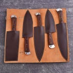 Keukenmes - Chefs knife - hout en handgesmeed staal - Noord