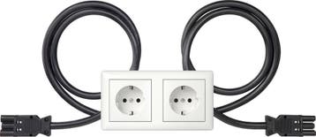 Gira Standaard 55 Dubbele SCHUKO Stopcontact 16A 250V -, Verzenden, Nieuw, Overige typen