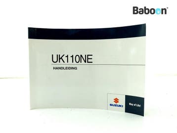 Instructie Boek Suzuki UK 110 Address 2015-2017 (UK110, Verzenden, Gebruikt