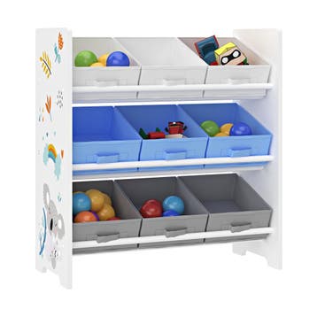Kinderrek Boiro 59,5x62x29,5 cm Koala motief [en.casa], Verzenden, Nieuw