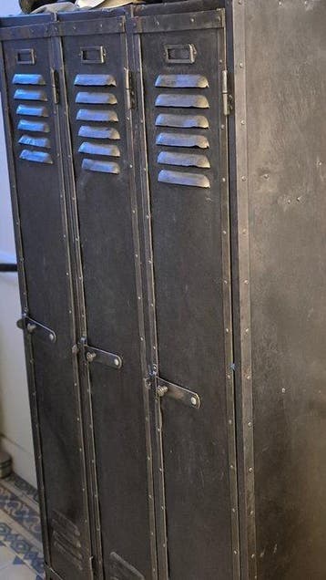 Kast - Metaal - Oude vintage locker