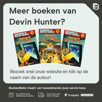 Fortnite- Het gevecht gaat door / Gevangen in Battle Royale, Verzenden, Zo goed als nieuw, Devin Hunter