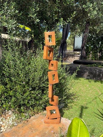 Ana Lucia B.M - Sculpture Corten - XL