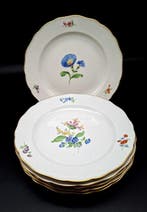 Meissen - Tafelservies - Blumen Dekor 6 x exclusieve