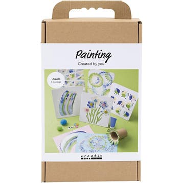 titHobbyset Schilderen, diverse kleuren, 1 doos, Doe-het-zelf en Verbouw, Schildersmaterialen, Nieuw