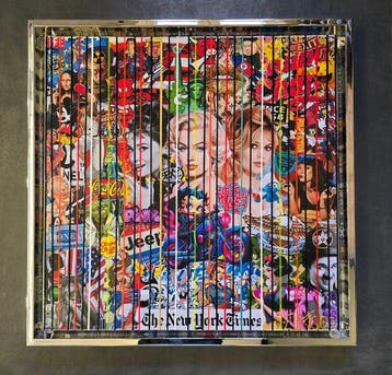 Elmago - Marilyn pop icons 4 codebarre (large) luxe