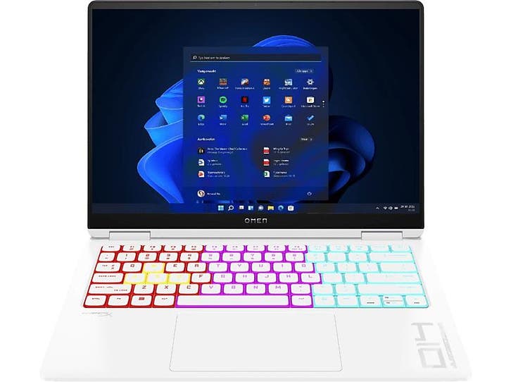 Hp - Omen Transcend 14-fb0076nd - 14 inch - Wit, Computers en Software, Windows Laptops, Minder dan 2 Ghz, 14 inch, Gaming, Qwerty