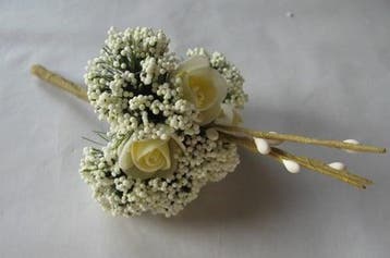Corsage Miniroos New Style Pick Creme, Ophalen of Verzenden, Nieuw