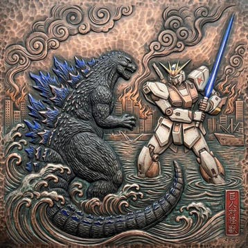 MEDSAN - Kaiju vs Gundam () - UNIQUE WORK