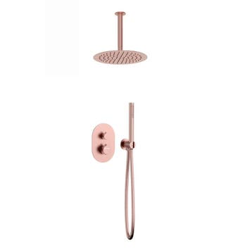 Thermostatische Inbouw regendouche met plafond arm 30cm, Verzenden, Nieuw