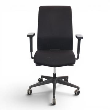 Interstuhl bureaustoel, EN1335, zwart, Ophalen of Verzenden, Ergonomisch, Gebruikt