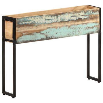 vidaXL Plantenbak 90x20x68 cm massief gerecycled hout, Verzenden, Nieuw, 60 tot 100 cm, 60 cm of meer